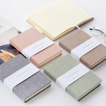 High Quality Linen Diary A5 Custom Hardcover Notebook