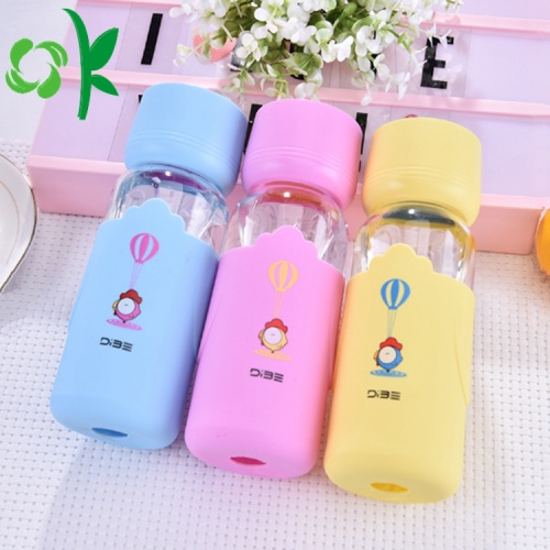 Populer Logo Dicetak Silicone Bottle Sleeve