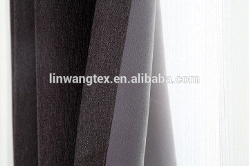 100% blackout polyester rideaux fabric