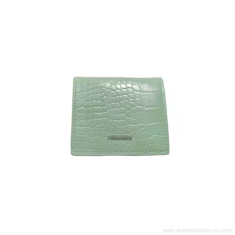 Small Light Green Female Wallet