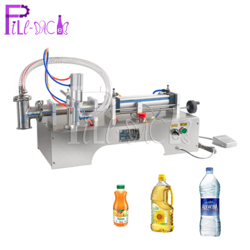 High Quality Semiauto Pneumatic Liquid Filling Machine for Big Bottle Coffee