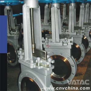 Cast Steel Flange Knife Gate Valve (Z43H)
