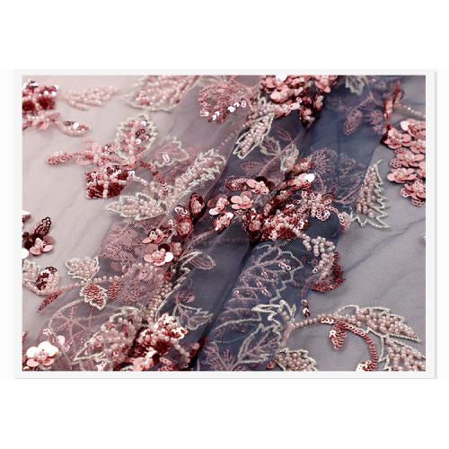 Mesh Sequin Embroidery Fabric