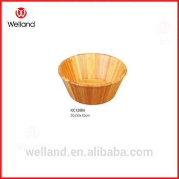 wooden fruit bowl