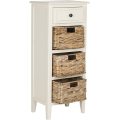 Living Room Storage Chest Wholesale Wooden Clothes Cabinet With Woven Basket Drawers Factory