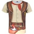 Men's Cowboy T-Shirts Western Party Costume