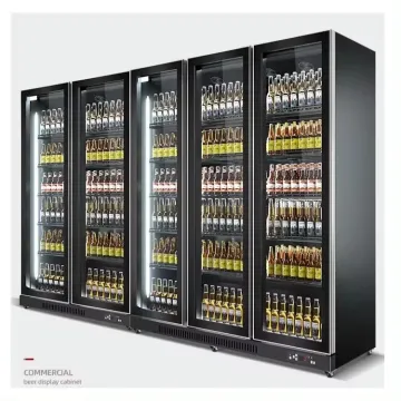 Commercial Beer Beverage Chiller Cola Vertical Display Drink Cooler Refrigerator