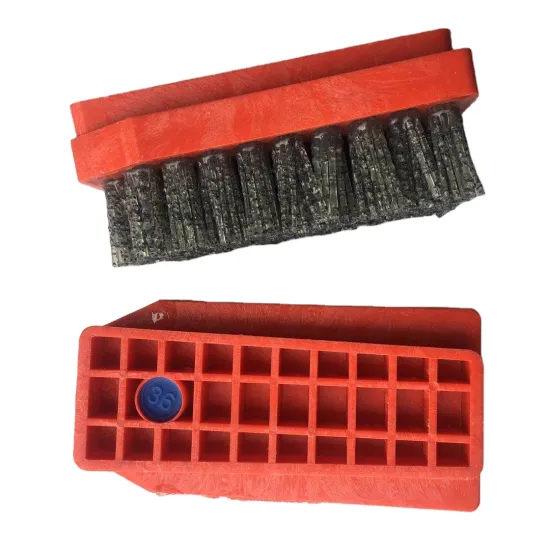 Stone Brush Fickert: Abrasive Silicon Carbide for Antique Surface Finishing of Granite and Travertine