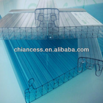 U-Locked PC Board Polycarbonate daylighting system Plastic Sheet