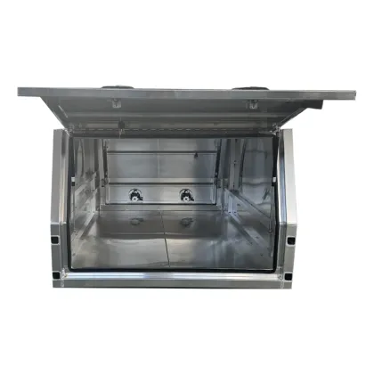 Custom Raw 1300mm aluminum ute canopy for 4X4WD