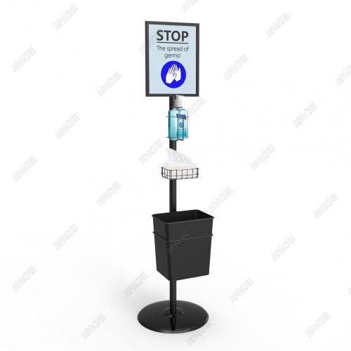 Dismountable Multiusage Hand Sanitizer Dispenser Stand for Wholesale