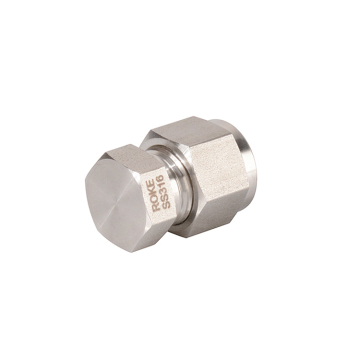 SS316 Stainless Steel Compression Double Ferrules Tube Union Plugs