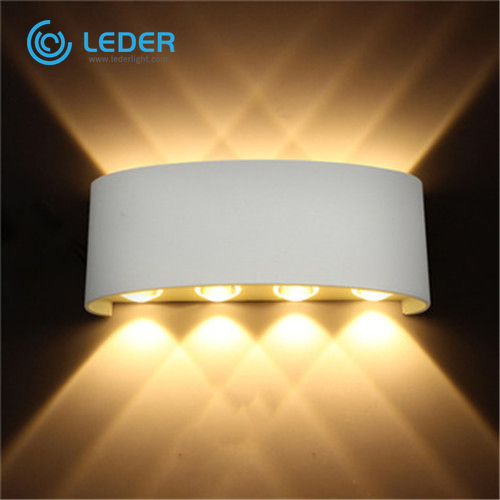 LEDER White More Bulb LED Outdoor Wall Light