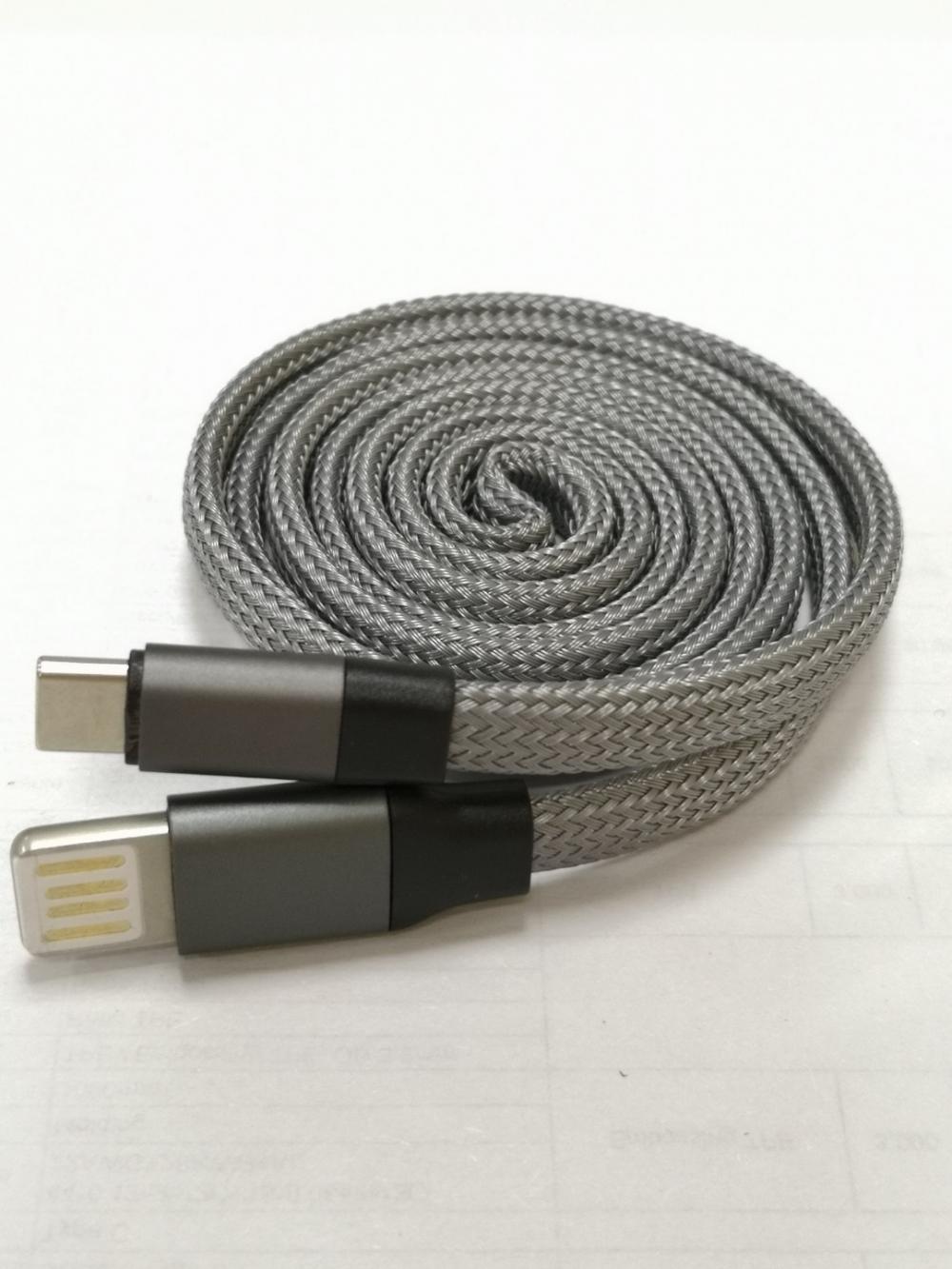 Retractable 1.5m aluminum alloy USB cable for phones