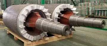 Rotor with Shaft Inserting