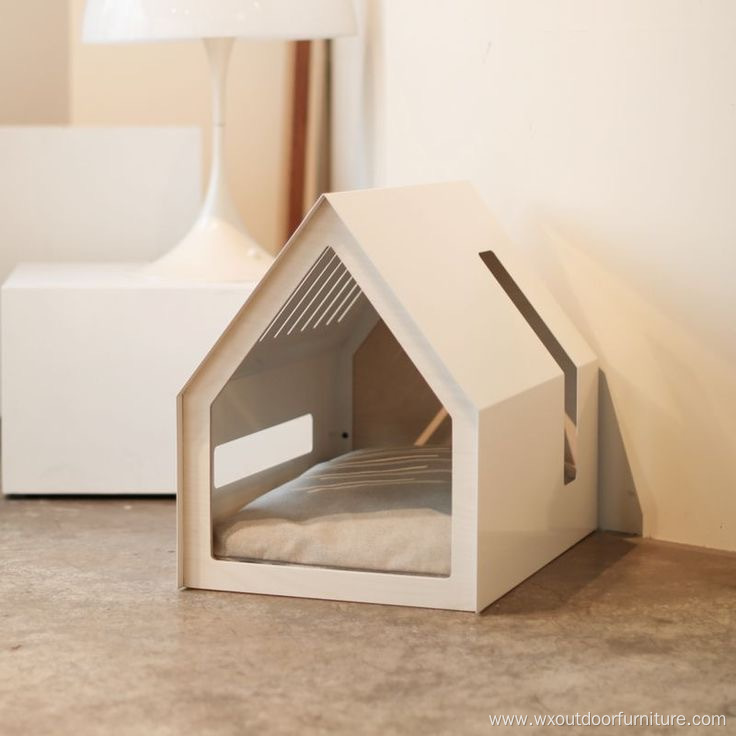 practical simplicity indoor assemble large canvas solid wood living room balcony wooden cat pet Detachable house