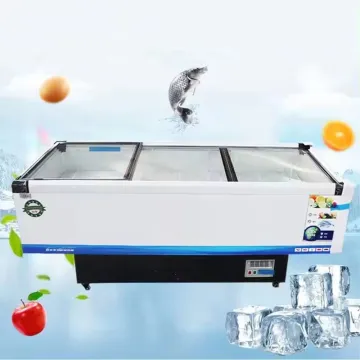 2024 Luxury Supermarkets Use Refrigerated Freezer Island Cabinets Island Freezer From China