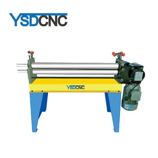 3 Roller Rolling Machine for HVAC Round Duct Slip Joint Air Conditioning Ventilation Duct Pipe W11-1.2*1530