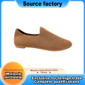 Minimalist Tarzda Slip On Örgü Ayakkabı