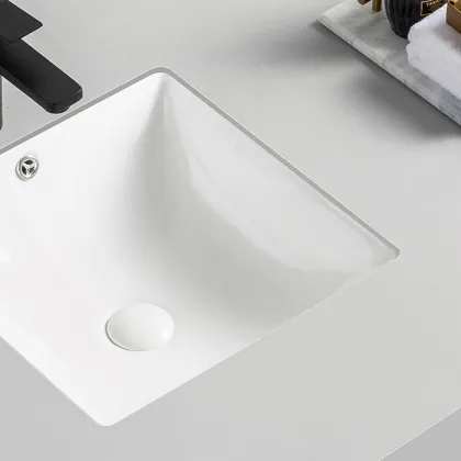 Hot Selling Factory Price Ceramic Undercounter Basin Bathroom Sink