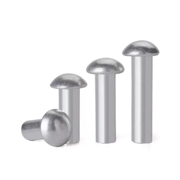 3mm to 6mm Size Range: 304 Stainless Steel and Carbon Steel Rivets Collection Including Half Round Head Solid Rivets, SS316 Rivets, and Mushroom Head Garment Rivets