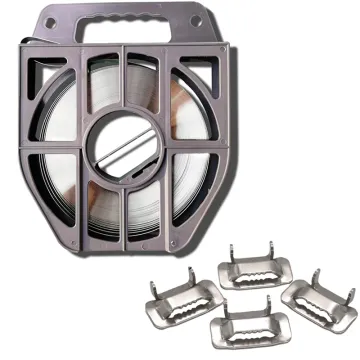 304 Stainless Steel Ear-lokt Buckle Wing Clip 3/8''*1.0mm