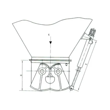 D EZ electric fan shaped gate