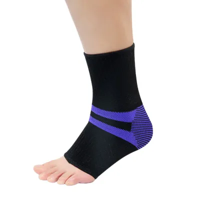 Gym Sports Fitness Workout Elastic Compression Ankle Brace Adjustable Support Protector Ankle Sleeve
