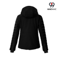 Mujer Chaqueta funcional con capucha y quitanieves.