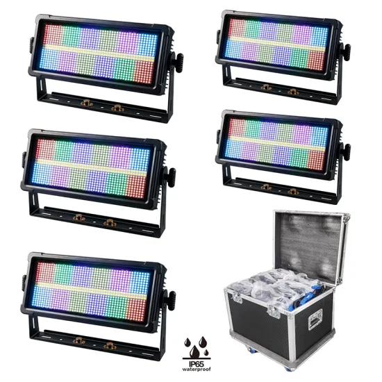 IP65 Waterproof Outdoor 240W Strobe Wash Blinder Stage Light Equipment (960 Flight Case Included)