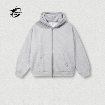 Unisexe Coton de haute qualité Cotton French Terry Rhingestone Y2K Zip-up Fabricants (400-600 GSM)