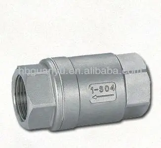 Stainless Steel Spring Loaded Check Valve Vertical Type