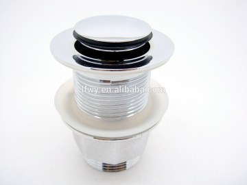 High quality brass overflow pop up drain