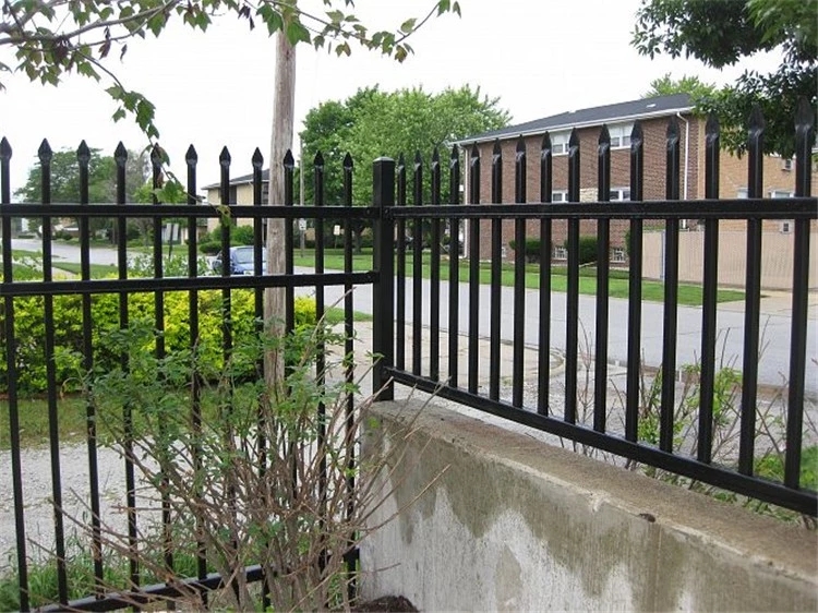 High Quality PVC Coated Wrought Iron Fence