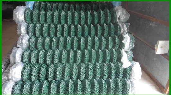PVC Coated Chain Link Wire Mesh Wall Fence