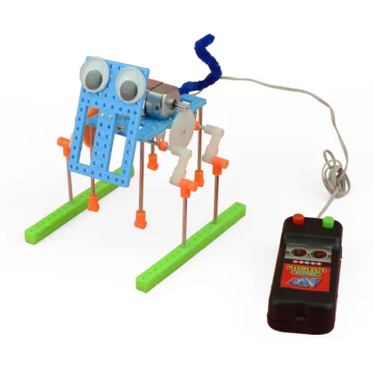 STEM Educational Robot Kits: Puzzle Toys and DIY Dog Walking Robots for Children