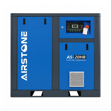 20HP 15KW Belt Driven Screw Air Compressor