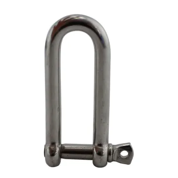 Stainless Steel Lifting Safety Captive Pin Long Dee Shackle