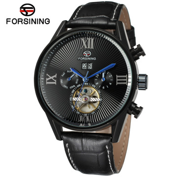 Top Brand Automatic Mechanical Watch with Roman Numerals and Punk Style for Men