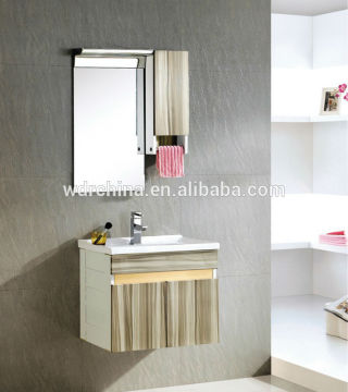 Chinese manufacturer solid wood washing sink and store wall hung furniture bathroom cabinet
