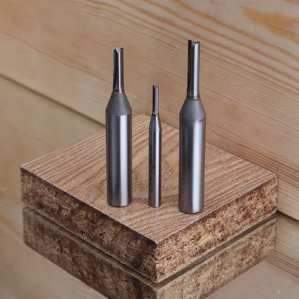 Solid Carbide Straight Router Bits for Woodworking Applications