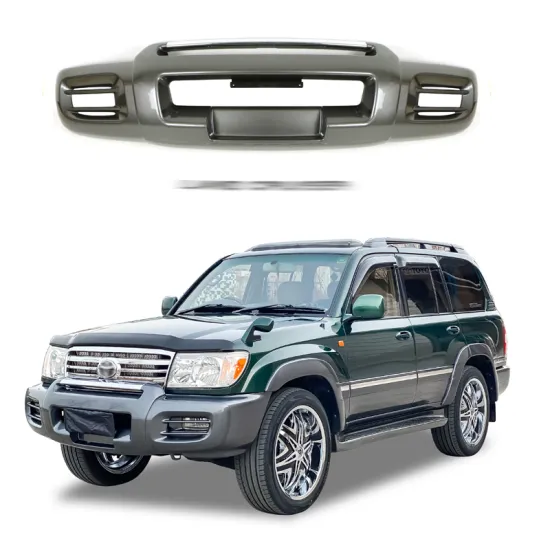 4x4 Off Road Auto Parts - Front Bumper Guard for Toyota Land Cruiser Prado LC100/FJ100 (1998-2002)