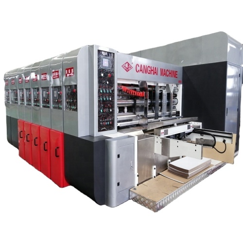 lead edge feeder printer slotter die cutter machine