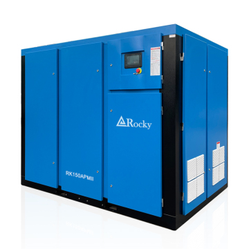110kW Two Stage Compression 150 hp Variable Speed Energy Saving Double Screw Air Compressor