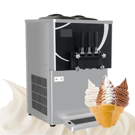 Home Use Soft Ice Cream Machine - Table Model Ice Cream Maker for Restaurants