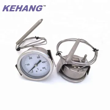Kitchen Oven Thermometer Bracket for Capillary Vapor Tension Pressure Gauge