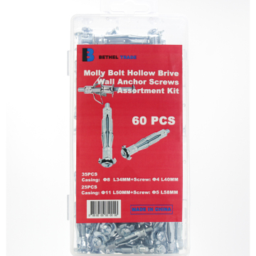 Hot Sale Stainless Steel Sleeve Anchor Wedge Plug Bolt: Blister Packaged Expansion Anchors