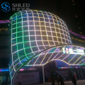 ekran LED z siatką pikselową elastyczna kurtyna z siatki led