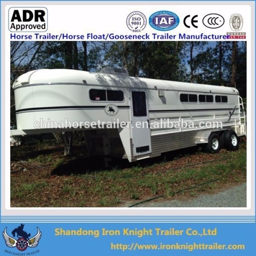 3 Horse Gooseneck Float Gooseneck Trailer, High Quality 3 Horse