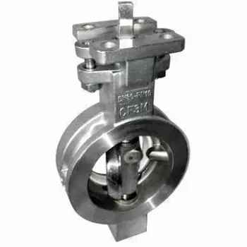 Double Eccentric Wafer Butterfly Valve, Measures 2 to 24-inch